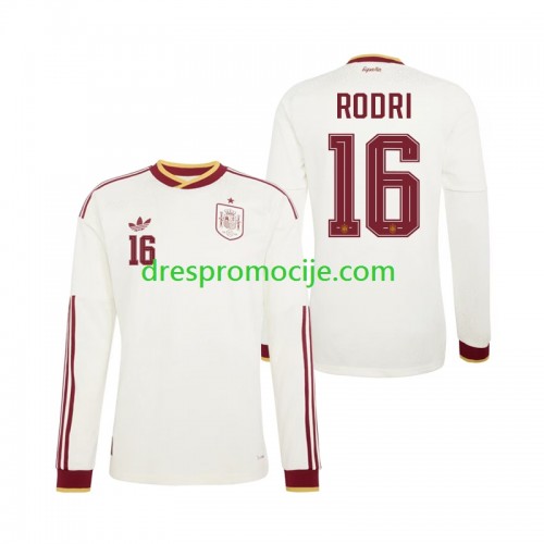 Španjolska Rodri 16 Dres Gostujući Svjetsko prvenstvo 2026 Dugim Rukavima Španjolska Rodri 16 Dres Gostujući Svjetsko prvenstvo 2026 Dugim Rukavima